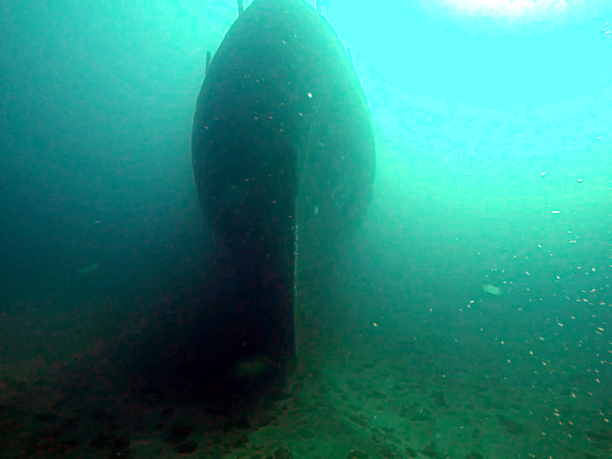 Bow of the wreck