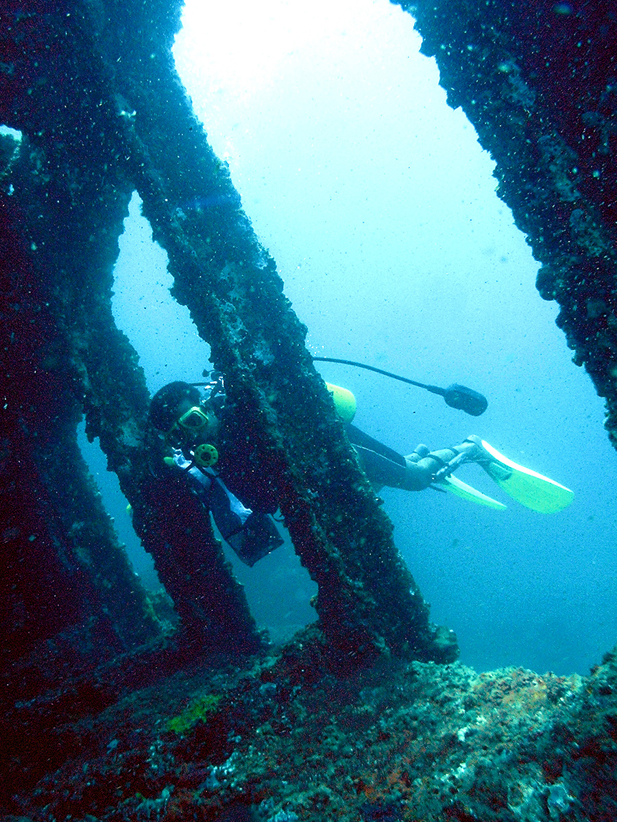 Remains of the ship