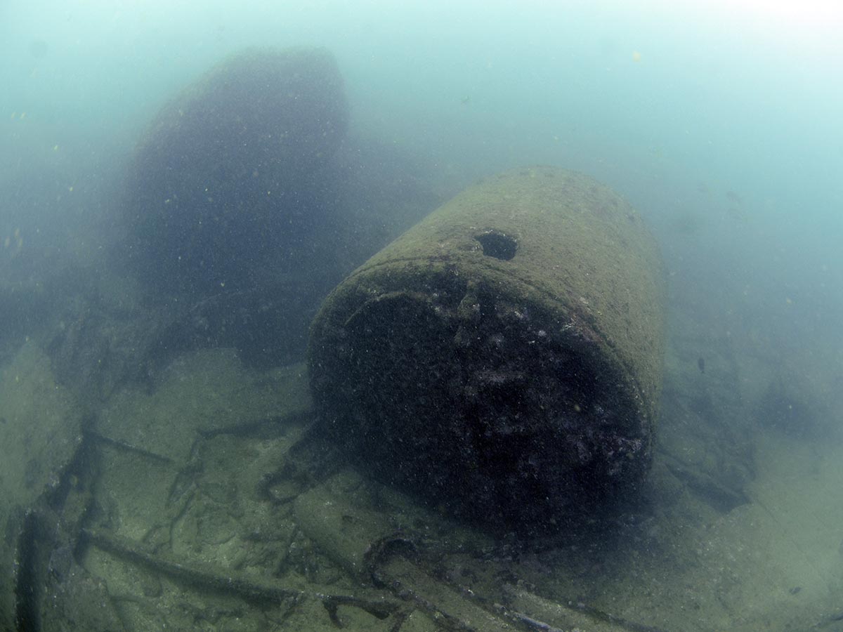 Boilers of the Northeast wreck
