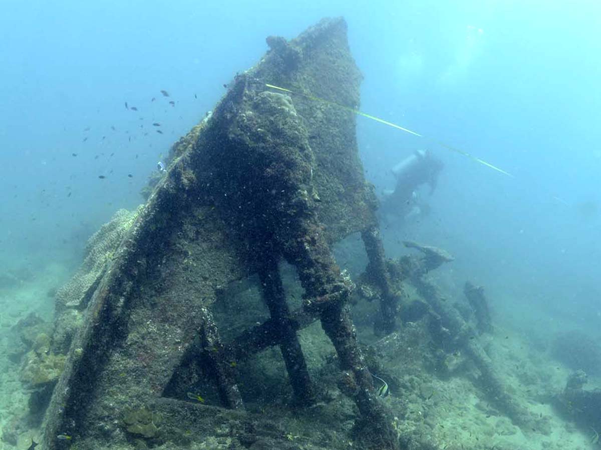 Bow of the wreck
