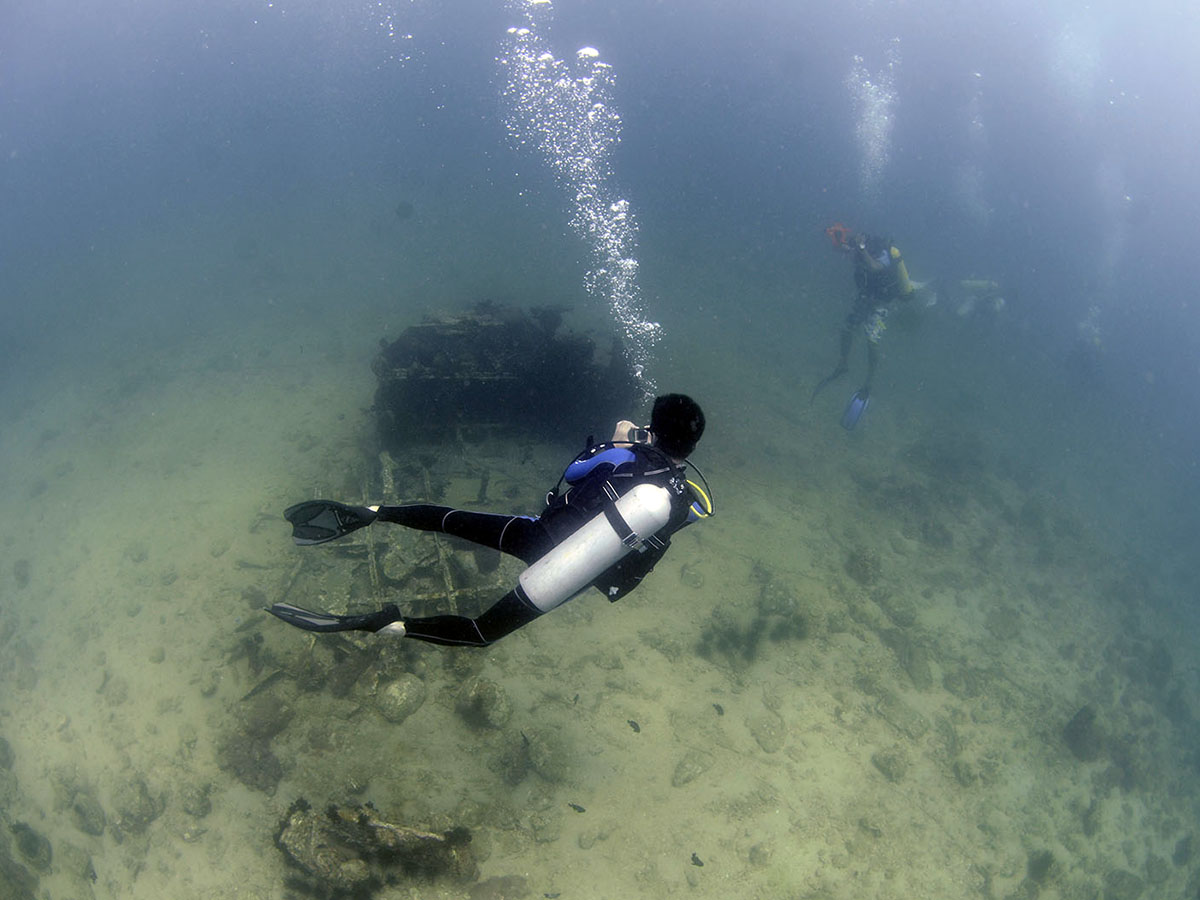 Remains of the ship